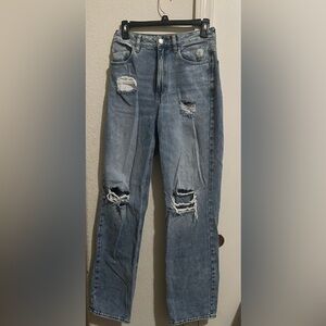 PacSun Light Indigo Ripped '90s Boyfriend Jeans 26